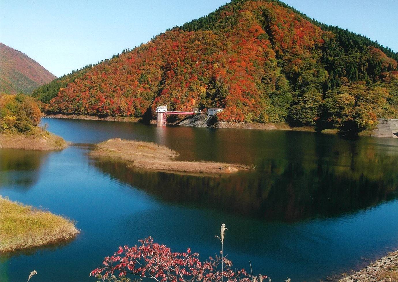 岩瀬川上流山瀬ダム湖