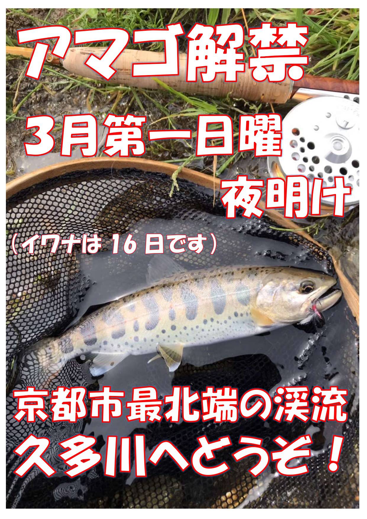 アマゴ解禁のお知らせ-1