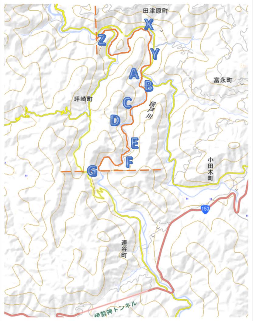 段戸川Ｃ&リリース区間