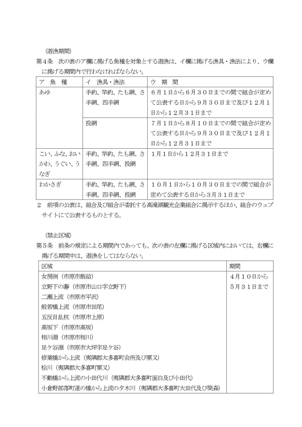 養老川漁業協同組合遊漁規則2