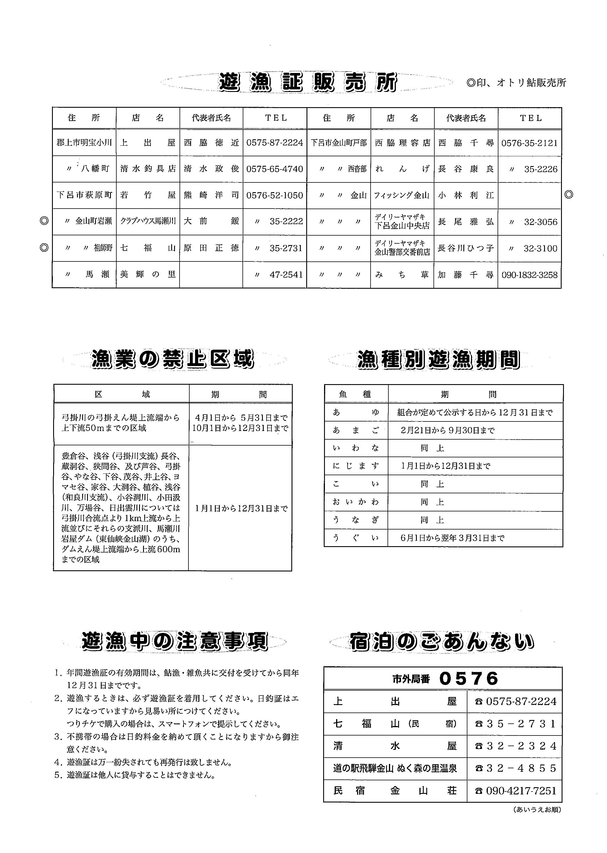 馬瀬川下流漁区案内（令和８年度）_2