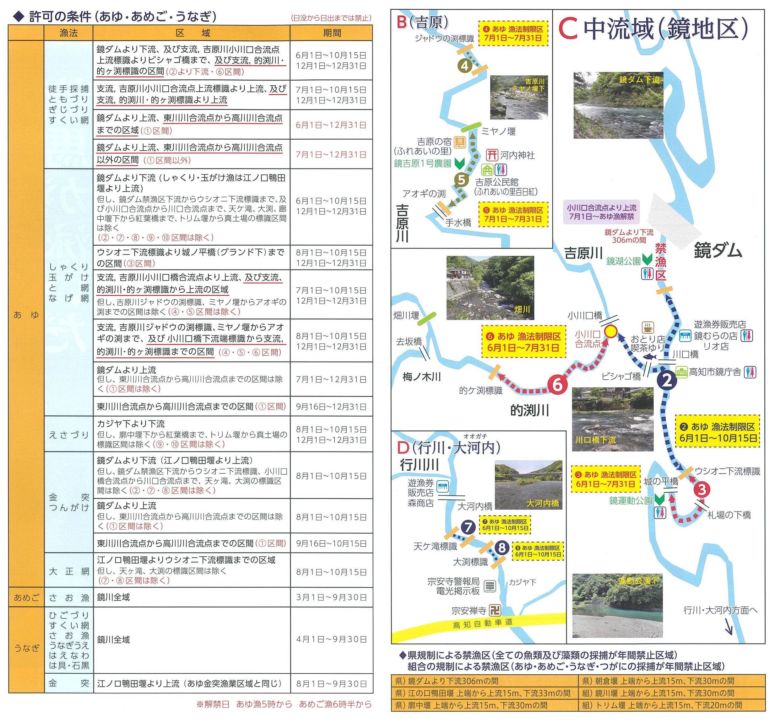 鏡川漁協_2025年_遊漁案内3