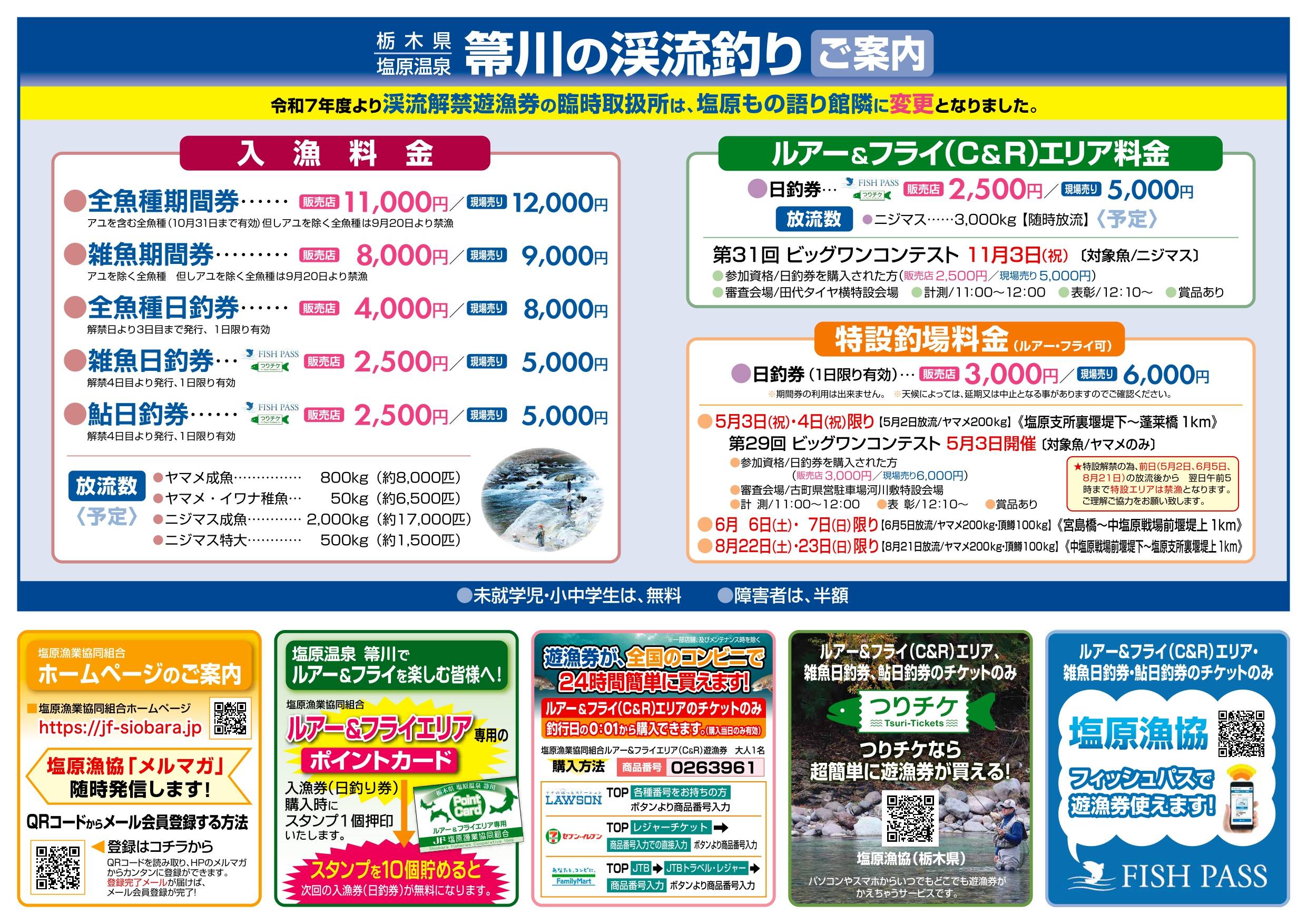 2026箒川渓流解禁2